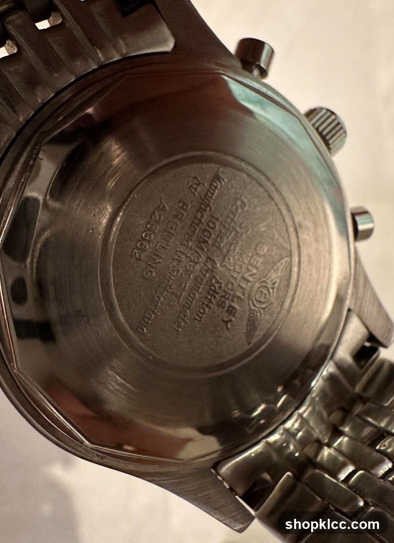 Watch Back View