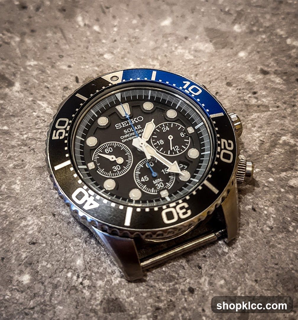 Seiko Solar Chronograph Diver Watch