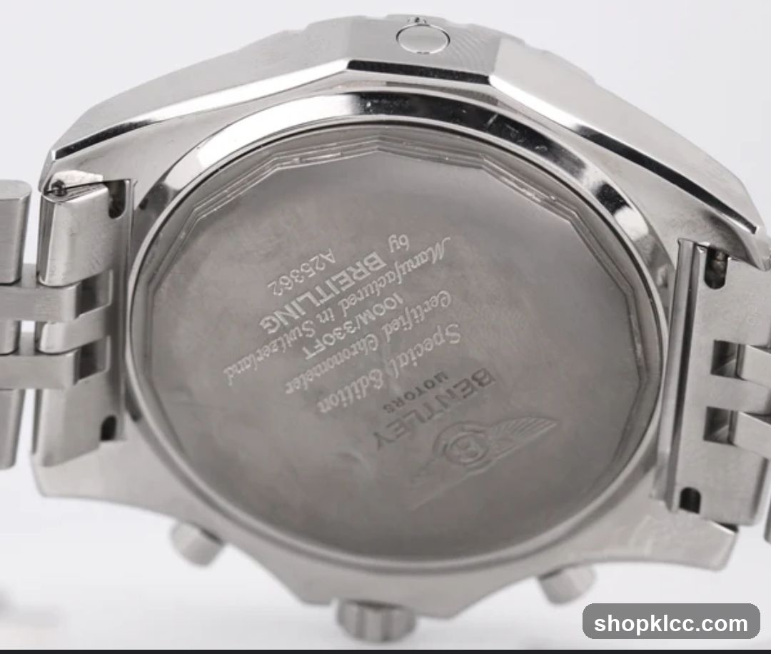 Bentley Watch Back View