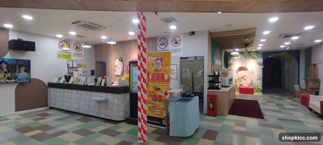 Karaoke establishment interior