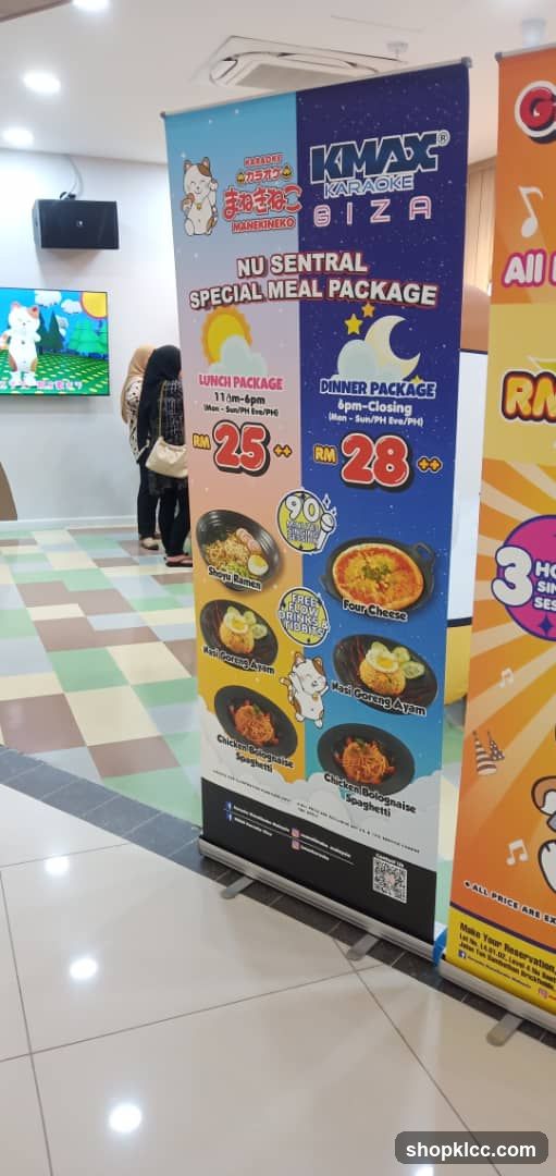 KMAX Karaoke Biza Special Meal Package