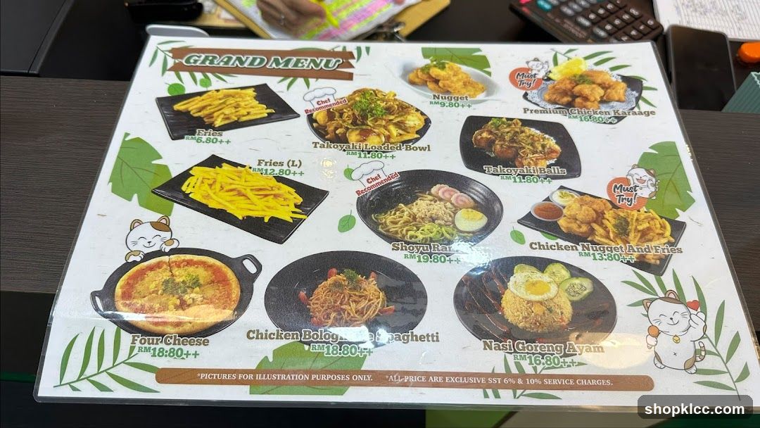 GRAND MENU