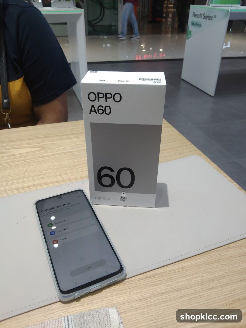 Oppo A60 Phone and Box