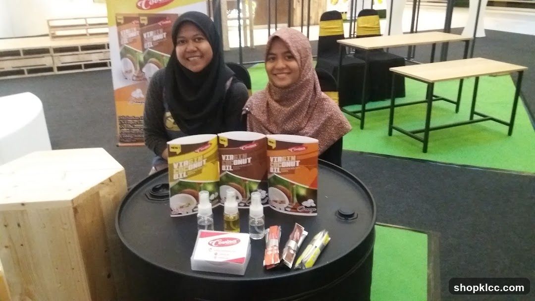 Coconut Oil Products Display