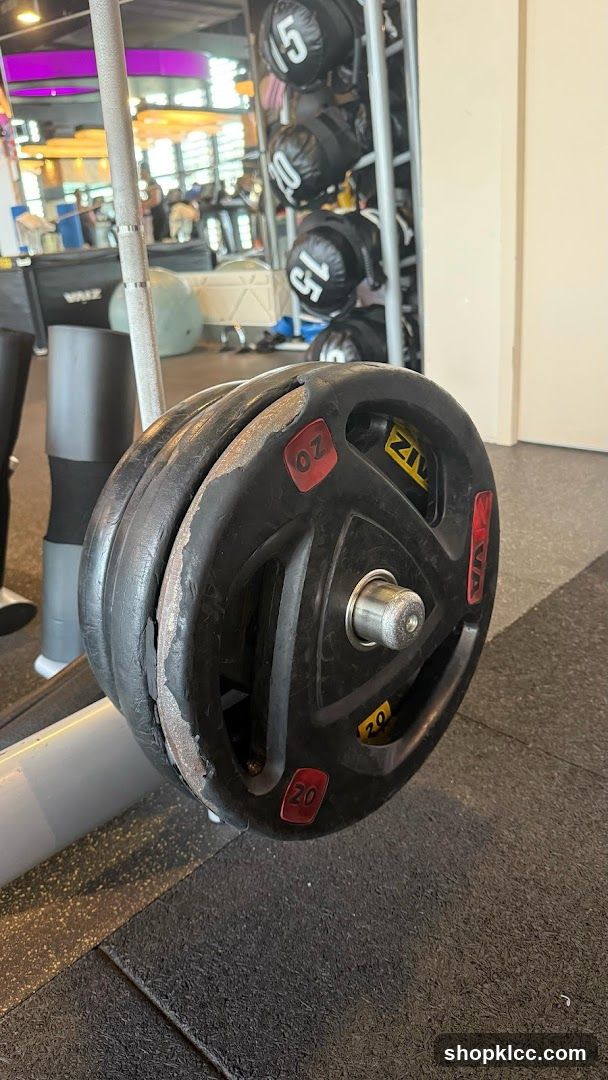 Weight Plates on Barbell