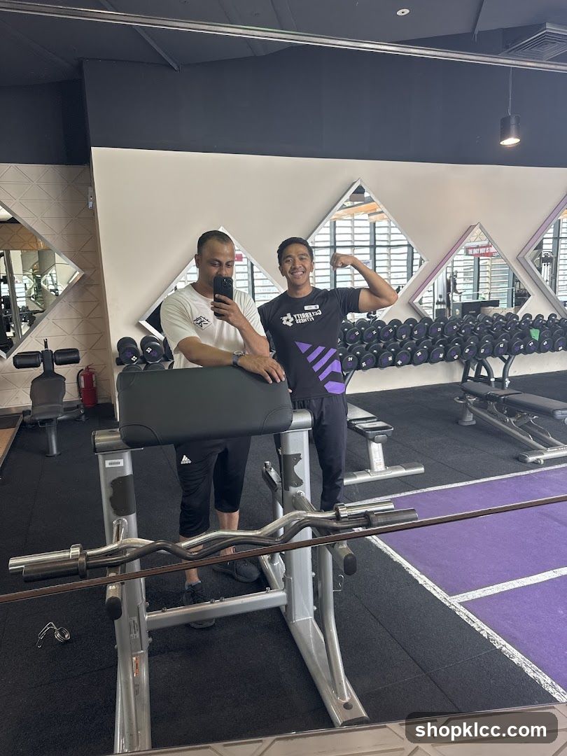 Gym selfie