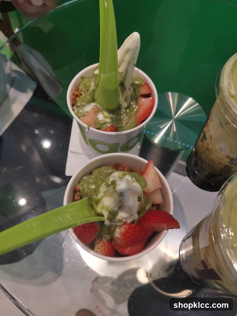 Dessert with Strawberries and Banana