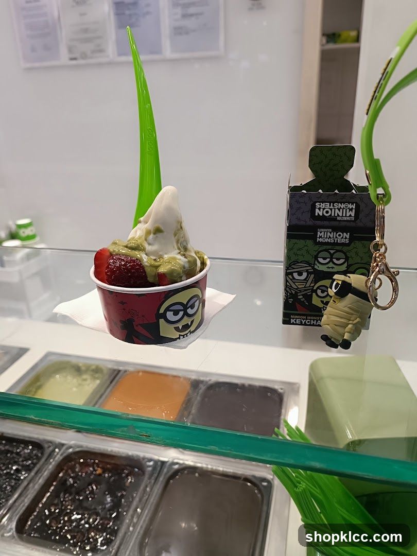 Soft Serve Ice Cream with Toppings