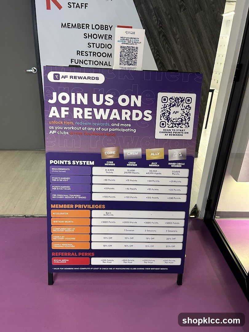 AF Rewards Program Sign