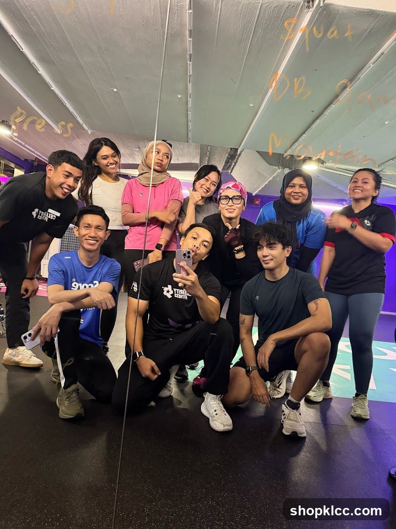 Group of people in a gym