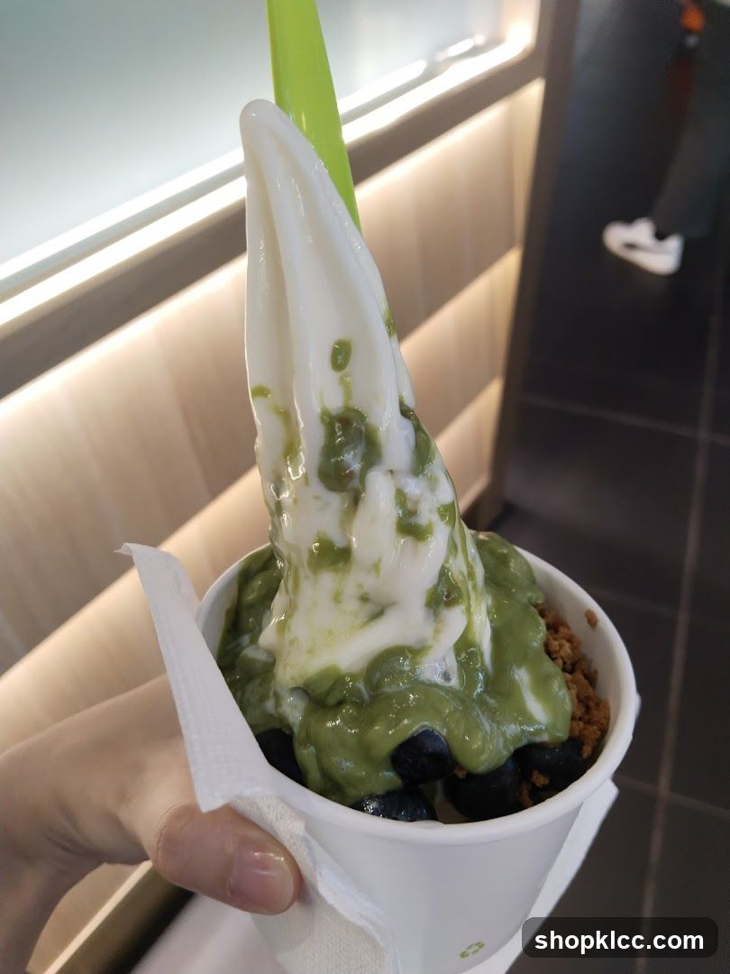 Matcha Soft Serve Ice Cream
