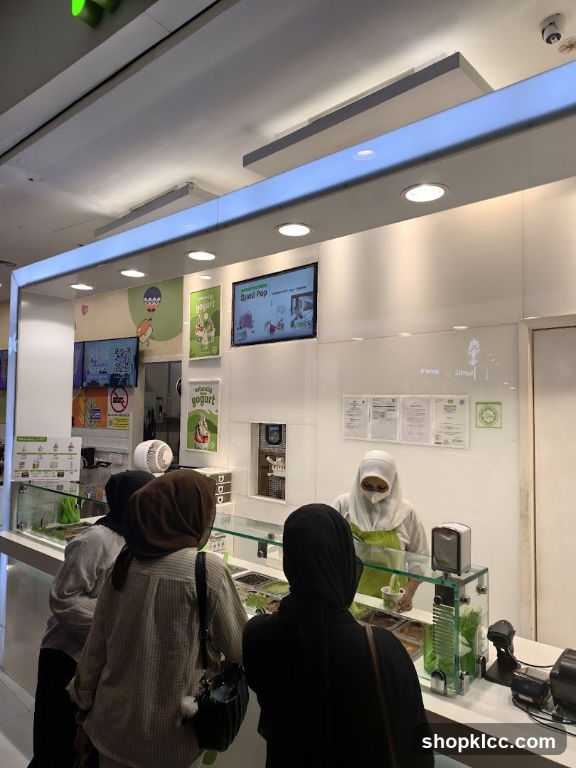 Yogurt Shop Counter