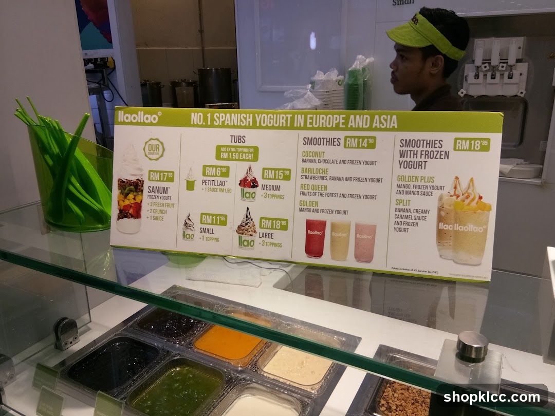 llaollao Menu