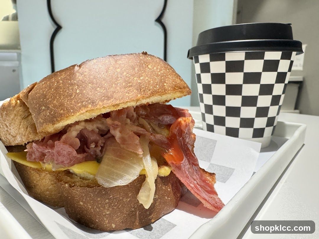 Sandwich and Coffee