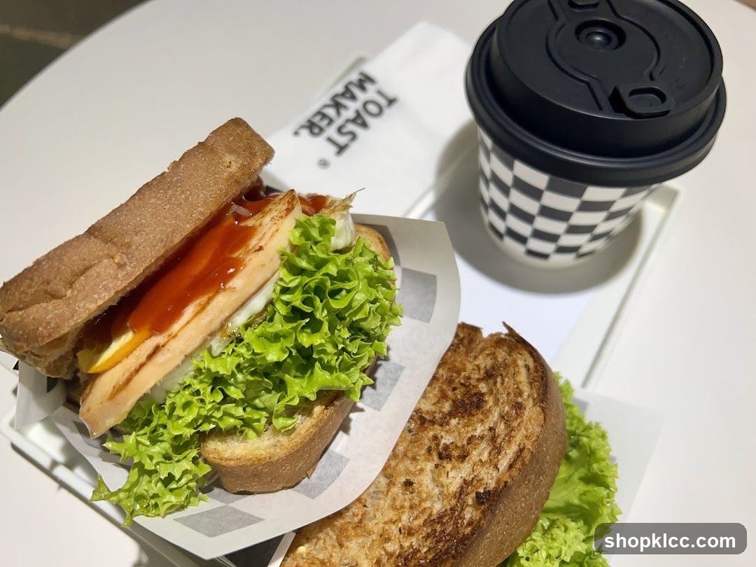 Sandwich and Coffee