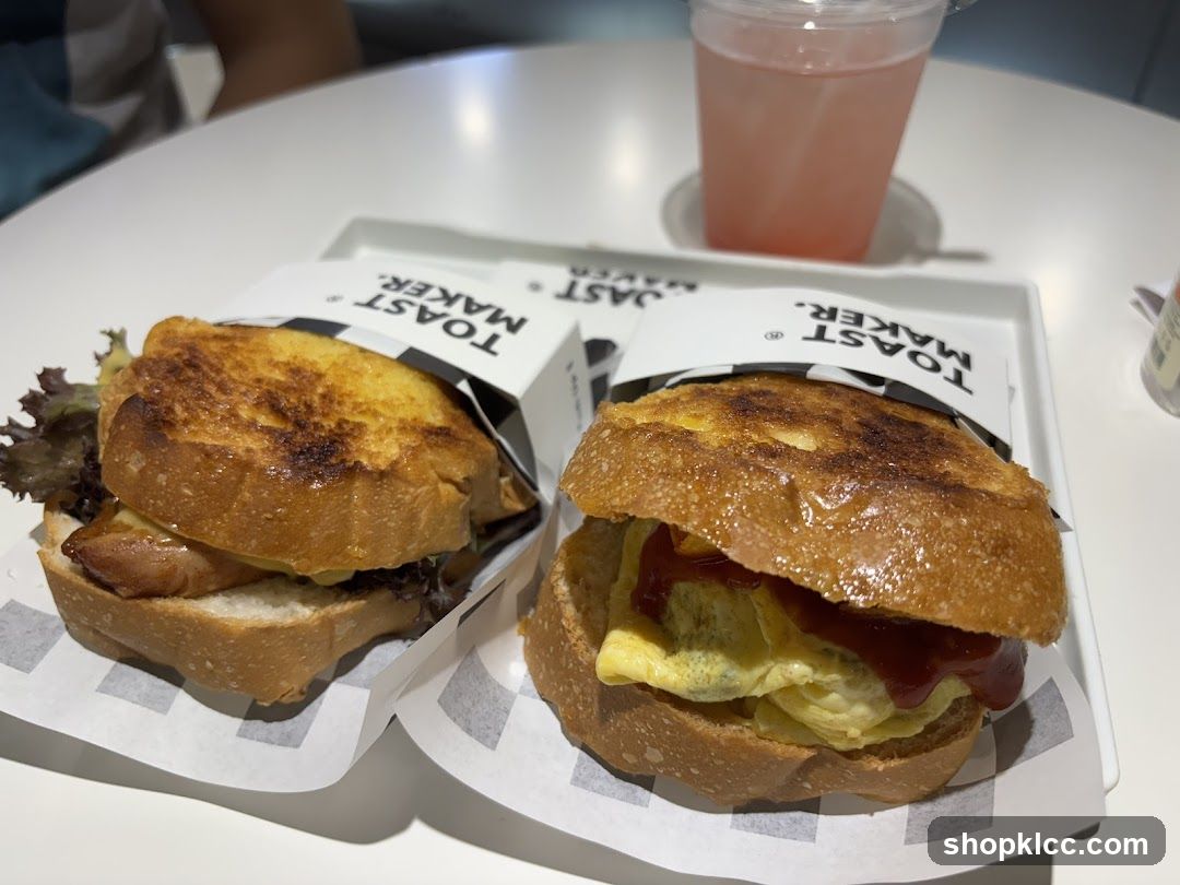 Two Sandwiches and a Drink