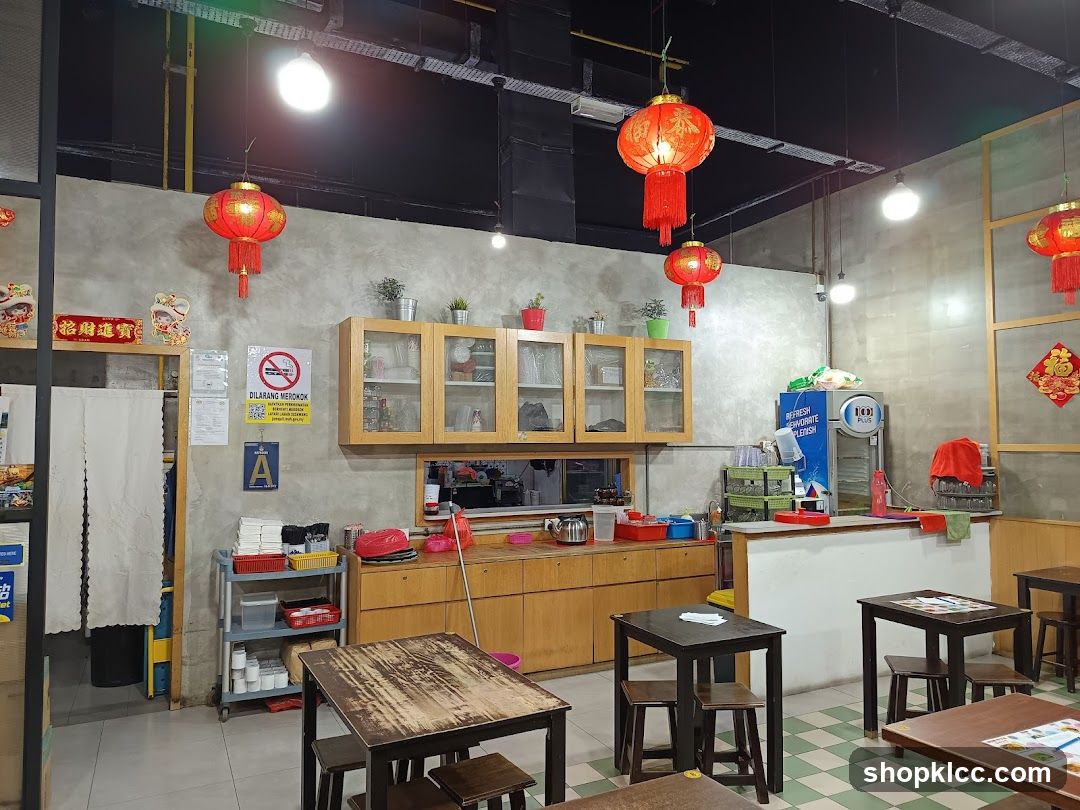 Restaurant Interior with Chinese Decorations
