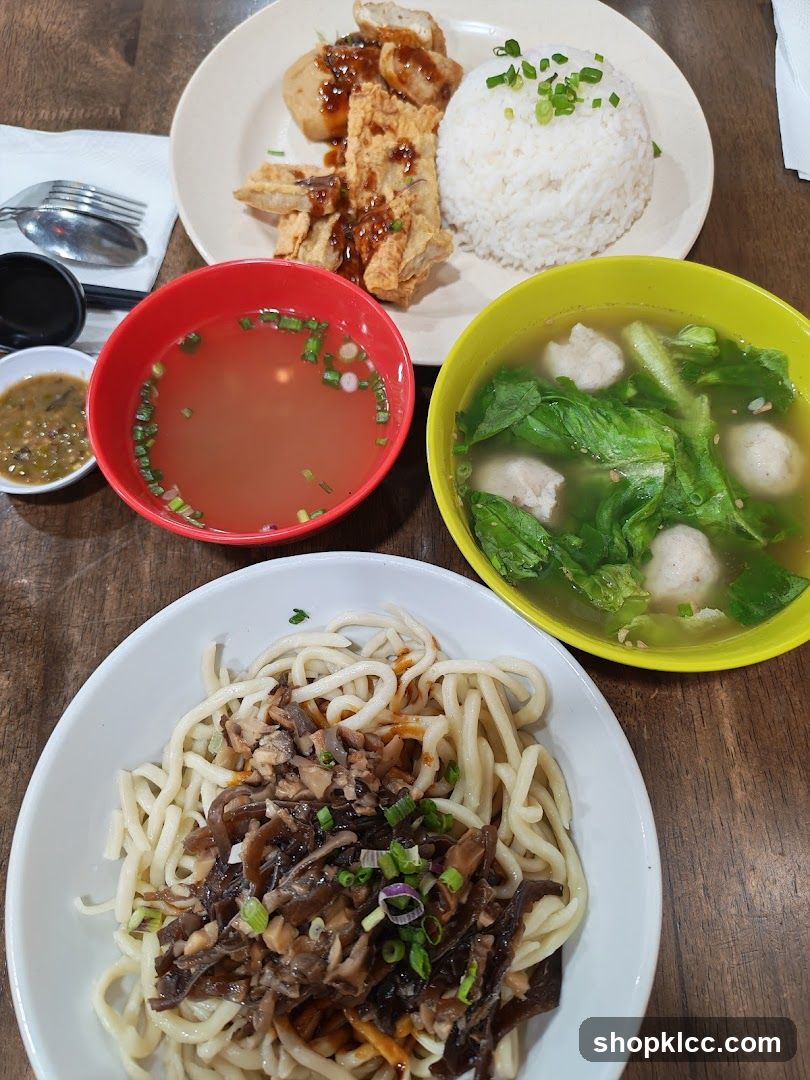 Noodles and Rice Meal