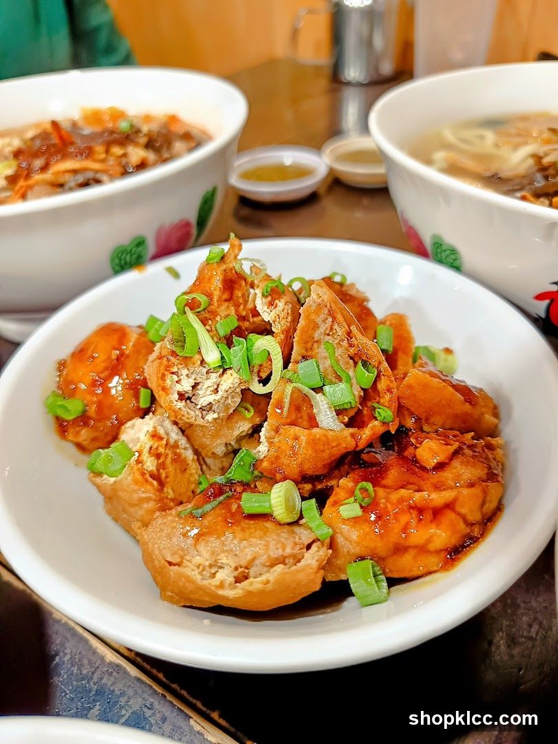 Fried Tofu with Scallions