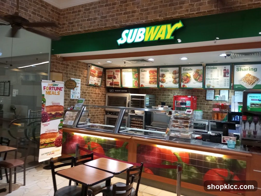 Subway Restaurant Interior