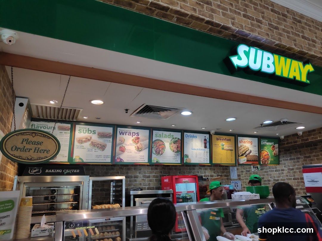 Subway Restaurant Interior