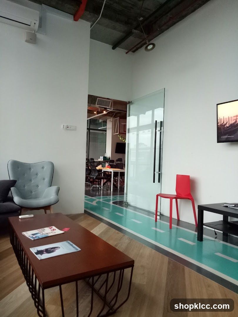 Modern Office Waiting Area