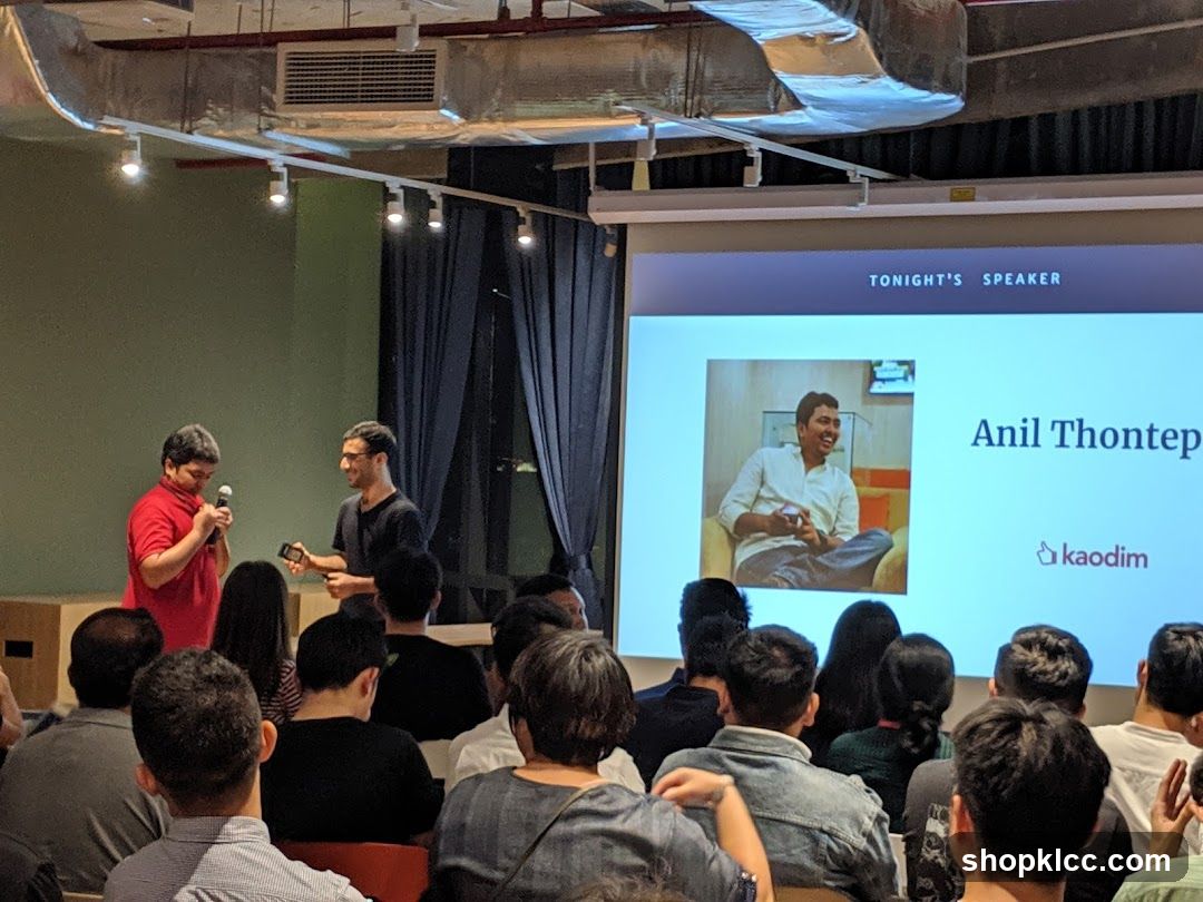 Presentation with Speaker Anil Thontep