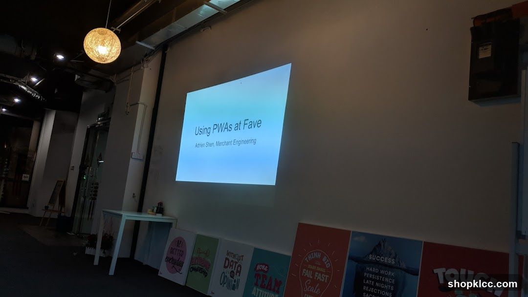 Presentation slide and motivational posters