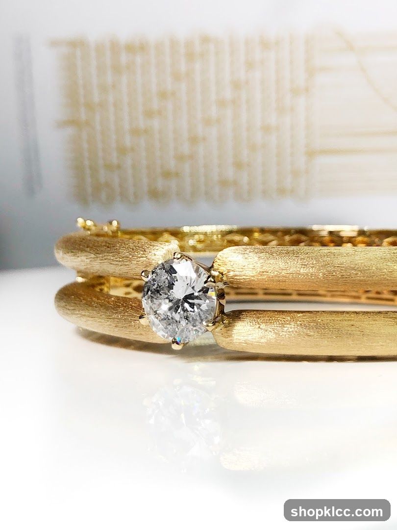 Diamond and Gold Bracelet