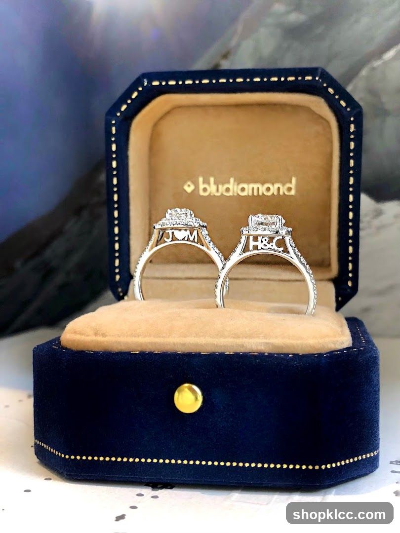 Diamond Rings in Presentation Box