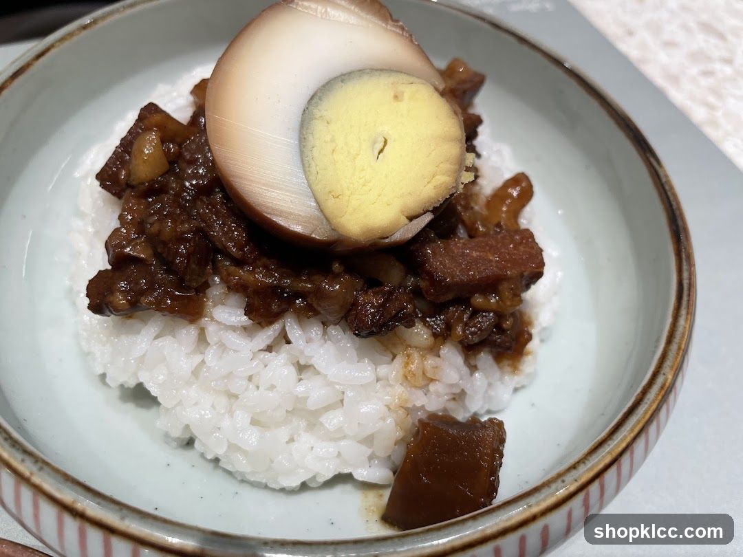 Braised Pork Rice with Egg