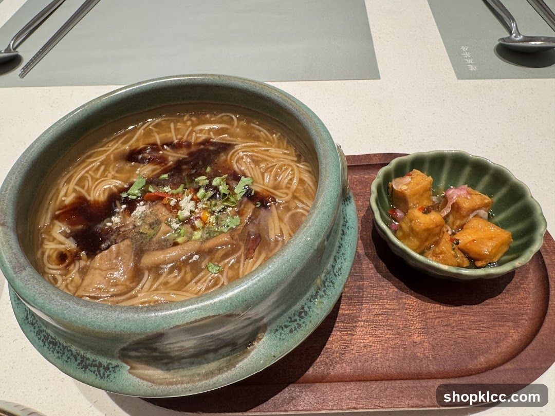 Noodle Soup with Side Dish