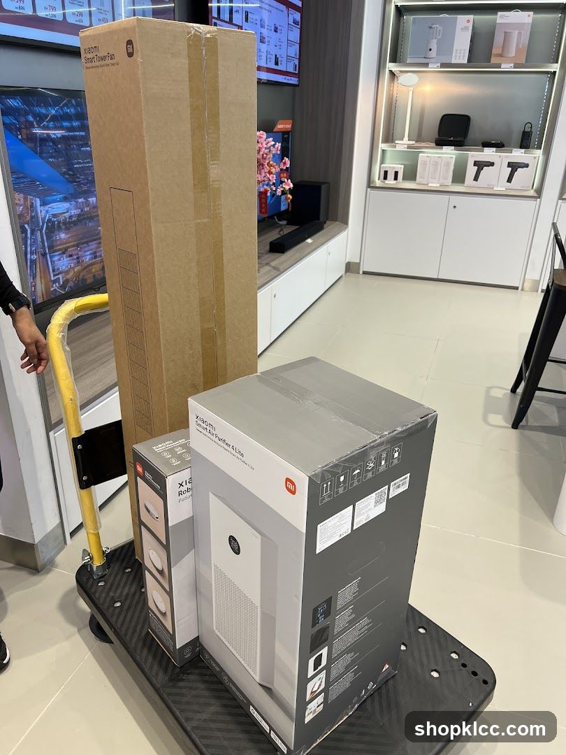 Xiaomi Products on a Cart