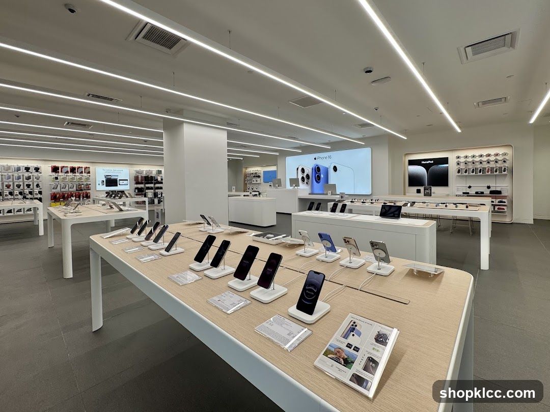 Modern Electronics Store Interior