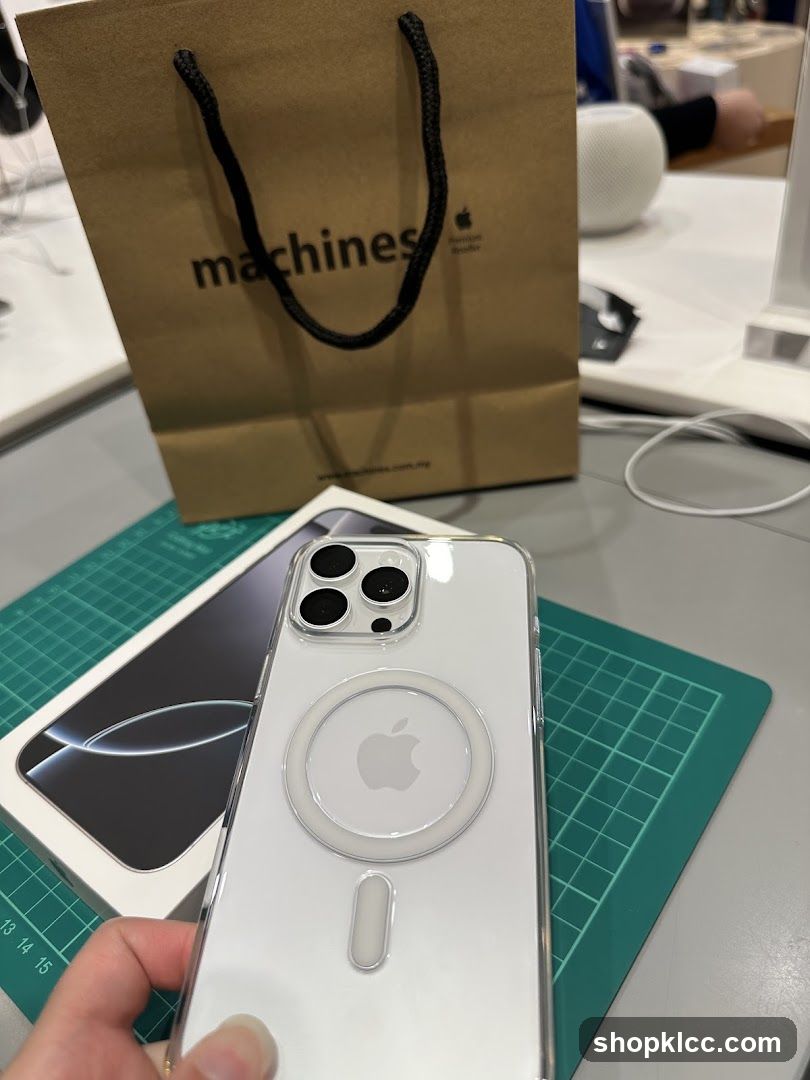 Apple iPhone and Shopping Bag