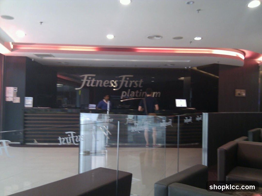 Fitness First Platinum Reception Area