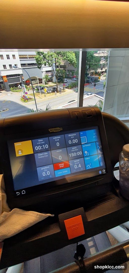 Treadmill View from Hotel Room