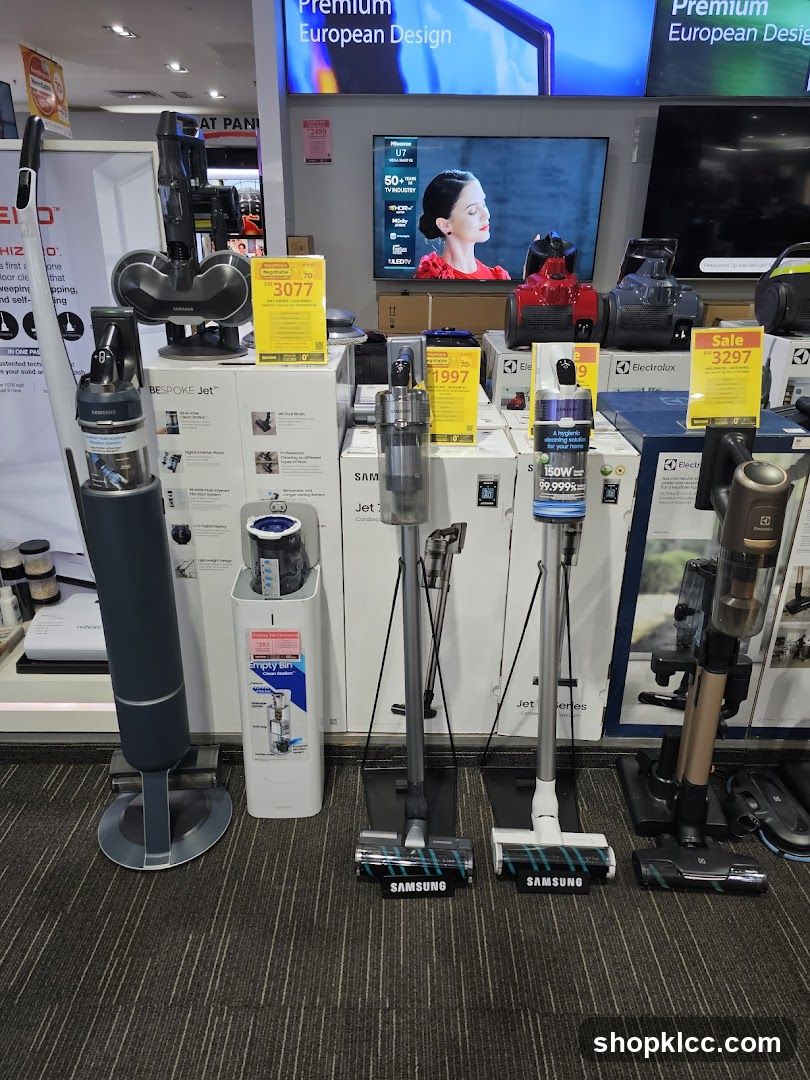 Appliance Store Interior Display