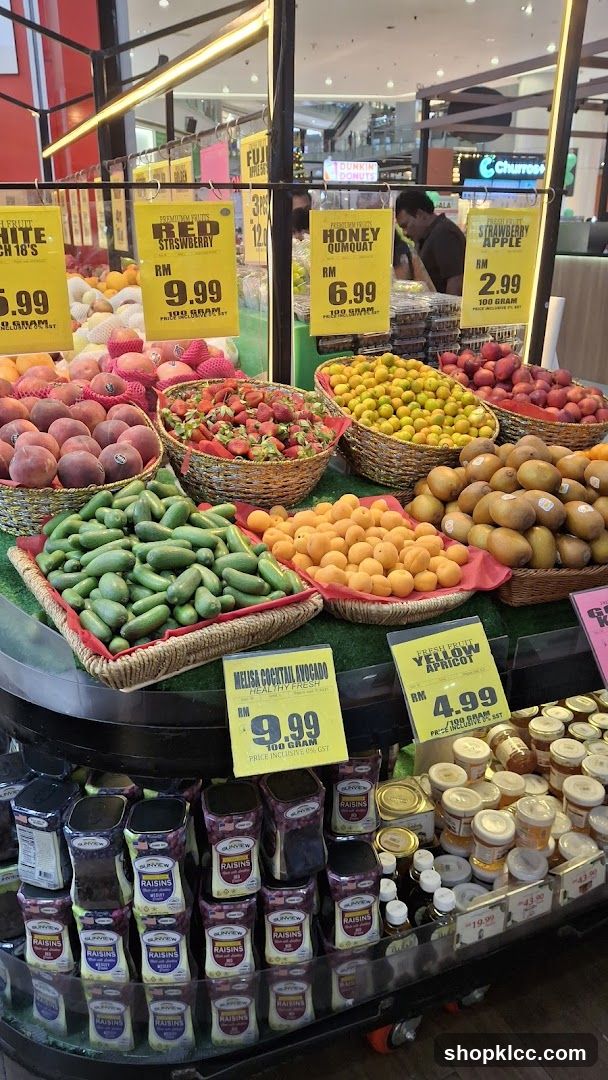 Fruit and Raisin Display