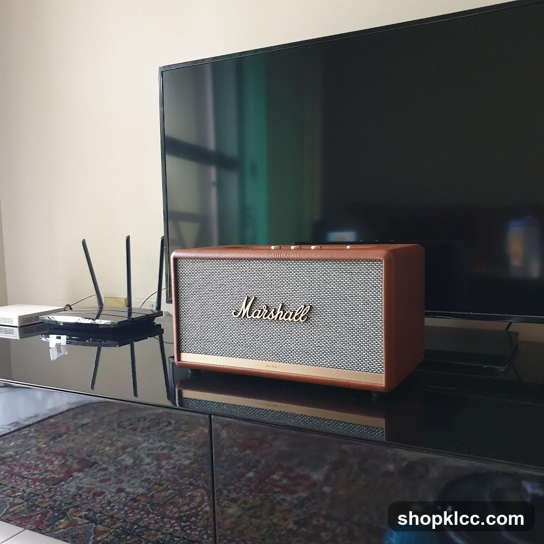 Marshall Speaker on TV Stand