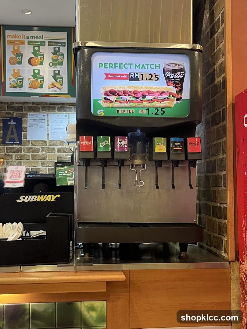 Subway Drink Station