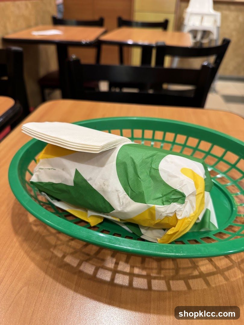 Sandwich in a basket
