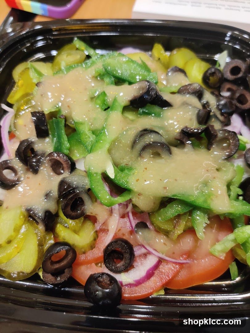 Salad with Dressing