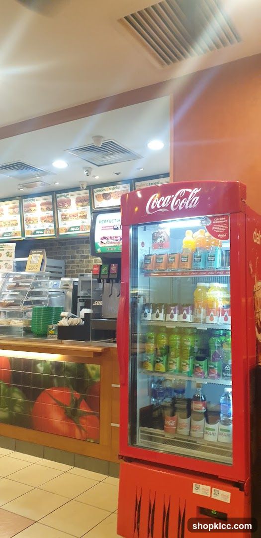 Subway Interior with Drinks Fridge
