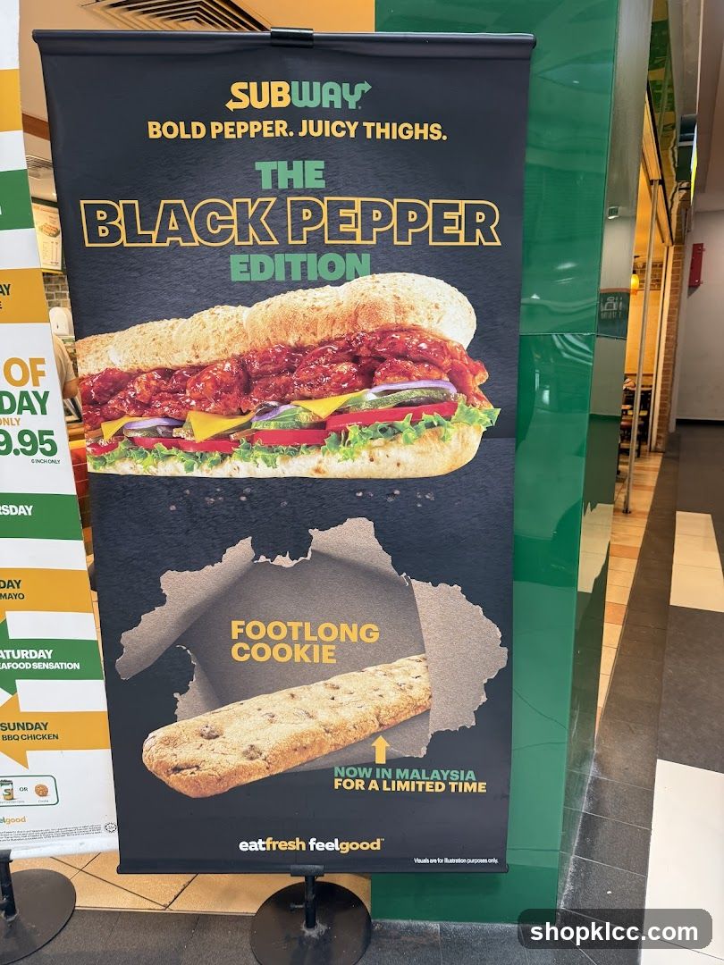 Subway Black Pepper Edition Promotion