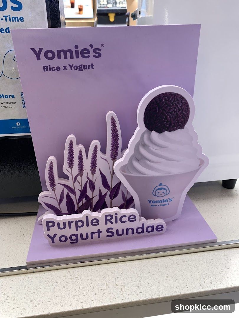 Yomie's Rice x Yogurt Display