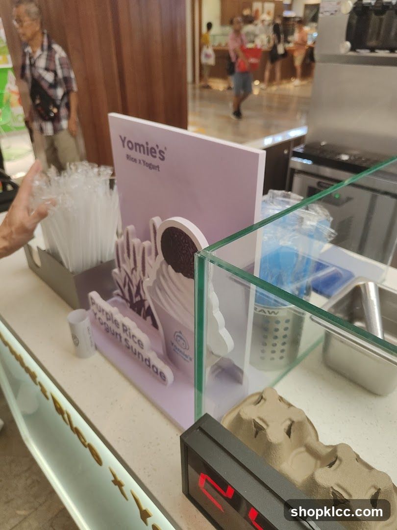 Yomie's Rice x Yogurt Display