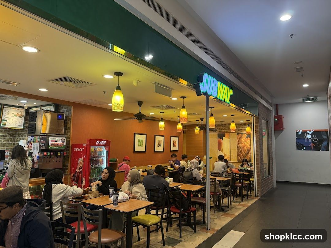 Subway Restaurant Interior