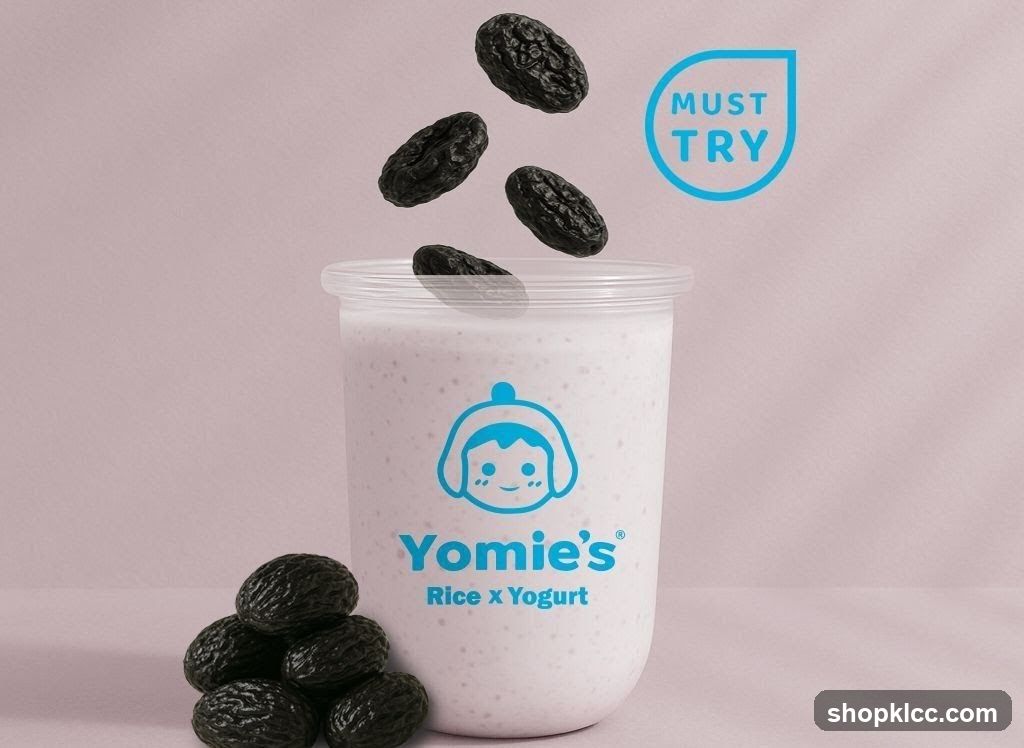 Yomie's Rice x Yogurt Drink with Prunes
