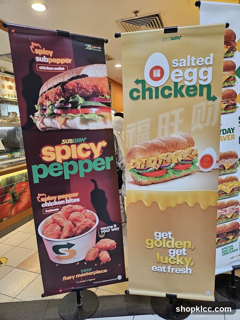 Subway Promotional Banners